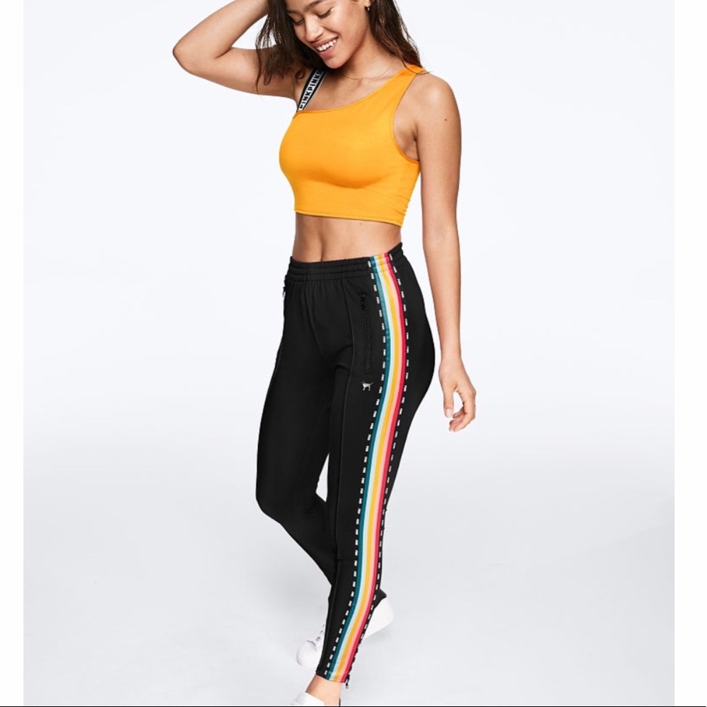 VS PINK rainbow track pants size S